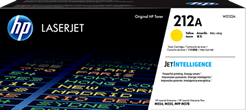 HP 212A Yellow Original LaserJet Toner Cartridge, W2122A - 4500 Pages